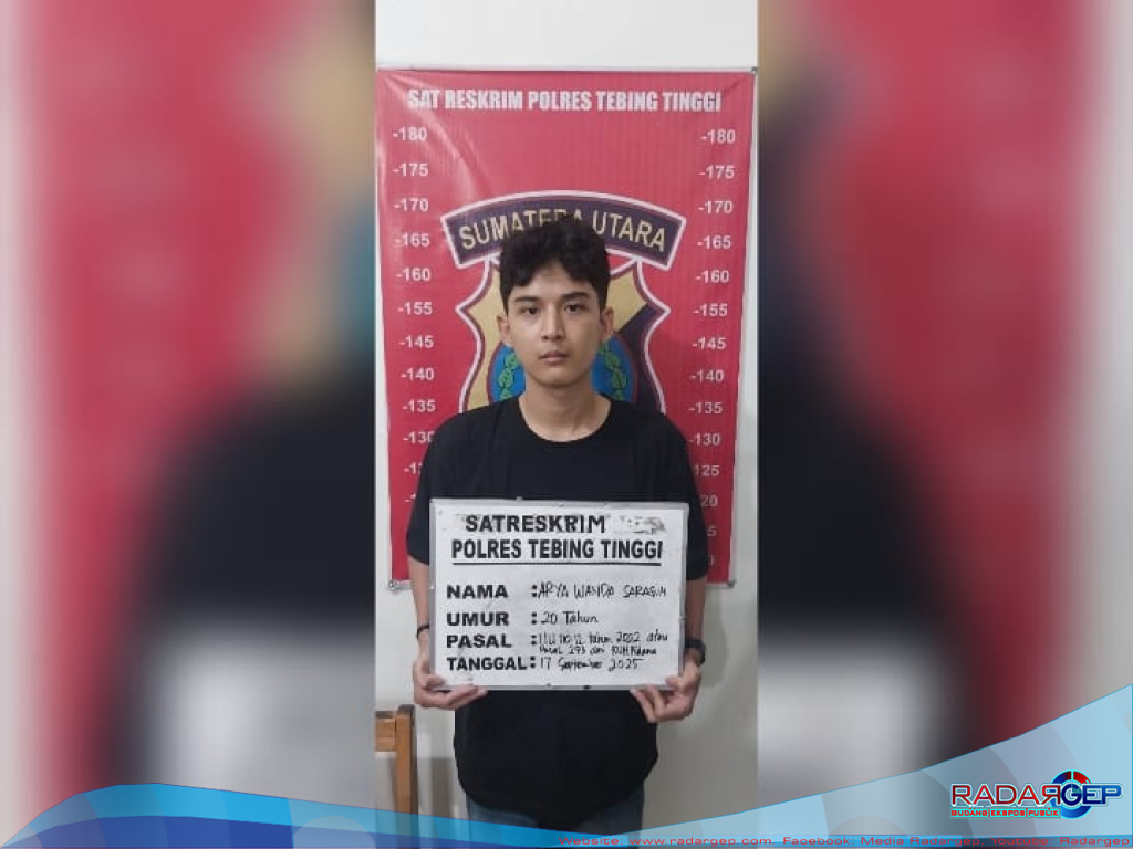 Pria Asal Sergai Ditangkap Sat Reskrim Polres Tebing Tinggi Atas Dugaan Kekerasan Seksual.